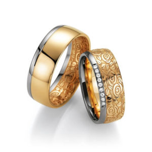 Fischer wedding rings rose ring