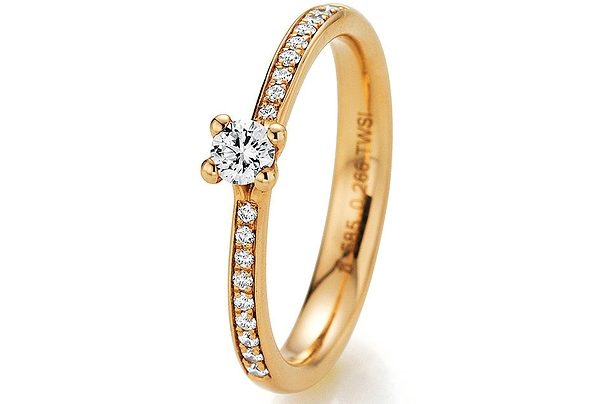 Fischer Trauringe Solitaire engagement ring