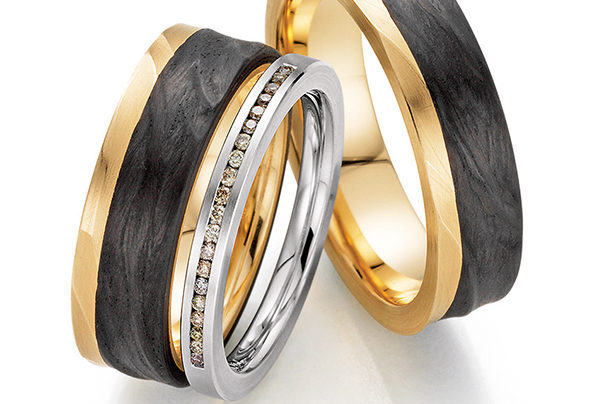 Wedding rings Triset