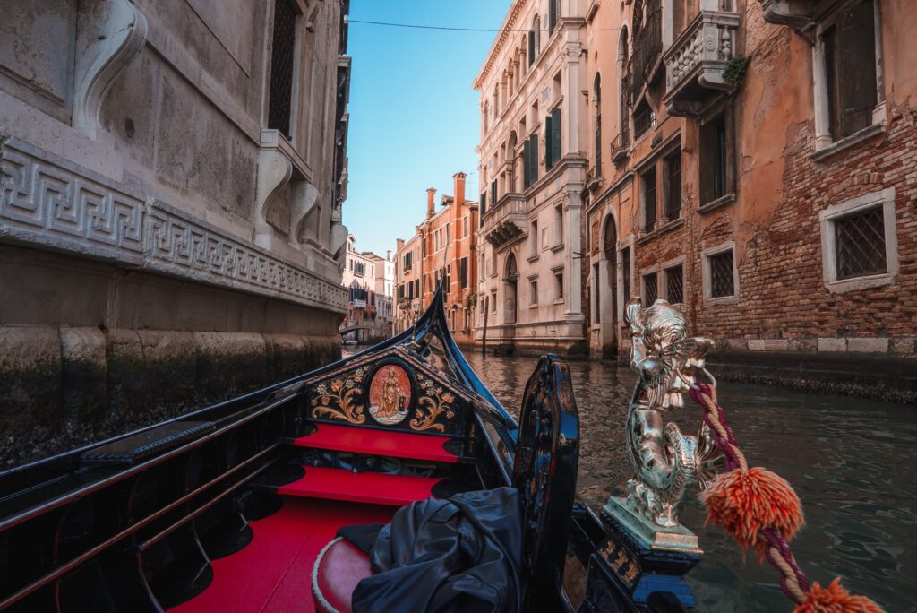 in Venedig, Italien Flitterwochen verbringen